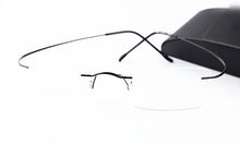 Load image into Gallery viewer, Ultra-light titanium rimless Optical frame men women brand eyeglasses frame eyewear frame for prescription glasses go with case