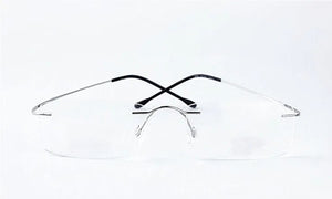 Ultra-light titanium rimless Optical frame men women brand eyeglasses frame eyewear frame for prescription glasses go with case