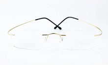 Load image into Gallery viewer, Ultra-light titanium rimless Optical frame men women brand eyeglasses frame eyewear frame for prescription glasses go with case