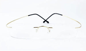 Ultra-light titanium rimless Optical frame men women brand eyeglasses frame eyewear frame for prescription glasses go with case