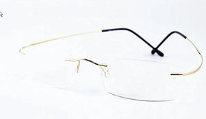 Ultra-light titanium rimless Optical frame men women brand eyeglasses frame eyewear frame for prescription glasses go with case