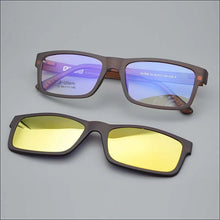 Load image into Gallery viewer, Ultra-lightGlasses Magnet Clip on Sunglasses Myopia Frame Polarized Eyeglasses Functional 3D Glasses Ultem Uv 400 Glasses jkk70