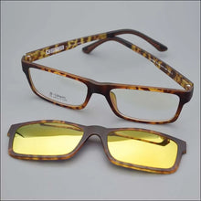 Load image into Gallery viewer, Ultra-lightGlasses Magnet Clip on Sunglasses Myopia Frame Polarized Eyeglasses Functional 3D Glasses Ultem Uv 400 Glasses jkk70