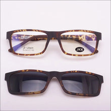 Load image into Gallery viewer, Ultra-lightGlasses Magnet Clip on Sunglasses Myopia Frame Polarized Eyeglasses Functional 3D Glasses Ultem Uv 400 Glasses jkk70