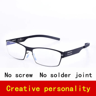 UltraLight Square Optical Prescription Eyeglasses Stainless Spectacles Germany Brand Design Glasses Frame Men Oculos De Grau