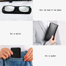 Load image into Gallery viewer, Ultralight Anti Blue Rays Reading Glasses Paste the back of the Mobile phone Portable Hyperopia Eyeglass Unisex Computer Eyewear
