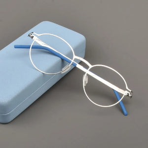 Ultralight Pure Handmade Round Glasses Frame Germany Men Myopia Prescription Eyeglasses Optical Lenses Women Spectacle Eyewear