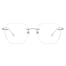 Load image into Gallery viewer, Ultralight Pure Titanium Glasses Frame Men Women Rimless Anti-Blue Light Myopia Glasses Lens Frameless Glasses Frame Wholesale
