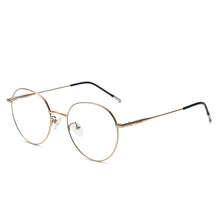 Load image into Gallery viewer, Ultralight Pure Titanium Round Glasses Frame Men Full Classic Oval Optical Prescription Eyewear   Retro Eyeglasses TA004