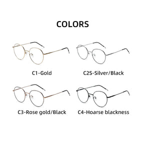 Ultralight Pure Titanium Round Glasses Frame Men Full Classic Oval Optical Prescription Eyewear   Retro Eyeglasses TA004