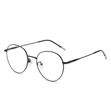 Load image into Gallery viewer, Ultralight Pure Titanium Round Glasses Frame Men Full Classic Oval Optical Prescription Eyewear   Retro Eyeglasses TA004