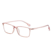 Load image into Gallery viewer, Ultralight TR90 Candy Color Transparent Spectacle Glasses Women Clear Mirror Square Finished Myopia Glasses -0.5 -1.0  To -6.0