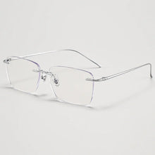 Load image into Gallery viewer, Ultralight Titanium Eyewear Men&#39;s Frameless Glasses Frame Myopia Hyperopia Progressive Optical Prescription Filter Blue Light