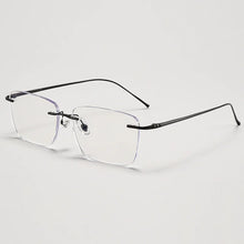 Load image into Gallery viewer, Ultralight Titanium Eyewear Men&#39;s Frameless Glasses Frame Myopia Hyperopia Progressive Optical Prescription Filter Blue Light