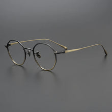 Load image into Gallery viewer, Ultralight Titanium Round Glasses Frame Women Men Gradient Multicolor Prescription Eyeglasses Women Myopia Spectacles Eyewear