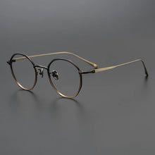 Load image into Gallery viewer, Ultralight Titanium Round Glasses Frame Women Men Gradient Multicolor Prescription Eyeglasses Women Myopia Spectacles Eyewear