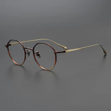 Load image into Gallery viewer, Ultralight Titanium Round Glasses Frame Women Men Gradient Multicolor Prescription Eyeglasses Women Myopia Spectacles Eyewear