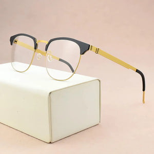 Ultralight  brand titanium glasses frame men optical glasses frame women spectacle frames Men's eyeglasses Women's 9843