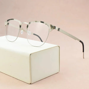Ultralight  brand titanium glasses frame men optical glasses frame women spectacle frames Men's eyeglasses Women's 9843