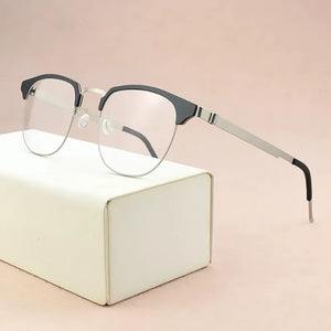 Ultralight  brand titanium glasses frame men optical glasses frame women spectacle frames Men's eyeglasses Women's 9843