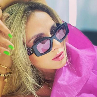 Unique Design Sunglasses Womens Trendy Square 2024 Brand Wide Legs Shades UV400 Protection Sun Glasses