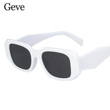 Load image into Gallery viewer, Unique Square sunglasses Men women 2024 brand designer Sun Glasses Female Lady Eyeglass Vintage Rectangle Goggles UV400