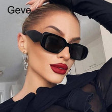 Load image into Gallery viewer, Unique Square sunglasses Men women 2024 brand designer Sun Glasses Female Lady Eyeglass Vintage Rectangle Goggles UV400