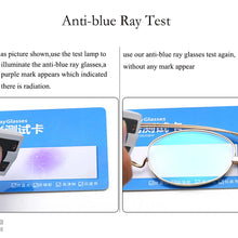 Carica l&#39;immagine nel visualizzatore di Gallery, Unisex Anti-blue light Thin Reading Glasses Men Women Stainless Steel Frame Eyeglasses +1.00 +1.50 +2.00+ 2.50 +3.00