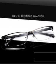 Load image into Gallery viewer, Unisex Fashion Women Men Half Rimless Metal Eyeglasses Frame Myopia Glasses Optical Eyewear Half Rim Fake Glasses Frame