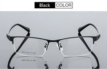 Load image into Gallery viewer, Unisex Fashion Women Men Half Rimless Metal Eyeglasses Frame Myopia Glasses Optical Eyewear Half Rim Fake Glasses Frame