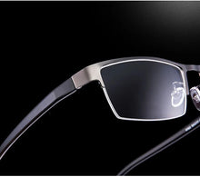Load image into Gallery viewer, Unisex Fashion Women Men Half Rimless Metal Eyeglasses Frame Myopia Glasses Optical Eyewear Half Rim Fake Glasses Frame