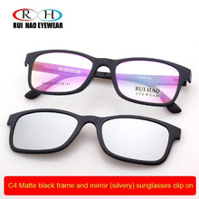 Load image into Gallery viewer, Unisex Optical Eyeglasses Frame Men Prescription Glasses Frames Rui Hao Eyewear Sunglasses Clip on Polarized Sunglasses Clip