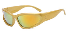 Carica l'immagine nel visualizzatore di Gallery, Unisex Punk Sunglasses Women Trendy Mirror Sports Goggle Sun Glasses Men Hip Hop Steampunk Colorful Eyewear Shades