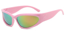 Carica l'immagine nel visualizzatore di Gallery, Unisex Punk Sunglasses Women Trendy Mirror Sports Goggle Sun Glasses Men Hip Hop Steampunk Colorful Eyewear Shades