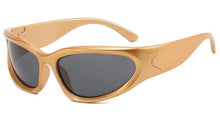 Carica l'immagine nel visualizzatore di Gallery, Unisex Punk Sunglasses Women Trendy Mirror Sports Goggle Sun Glasses Men Hip Hop Steampunk Colorful Eyewear Shades
