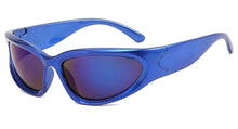 Carica l'immagine nel visualizzatore di Gallery, Unisex Punk Sunglasses Women Trendy Mirror Sports Goggle Sun Glasses Men Hip Hop Steampunk Colorful Eyewear Shades