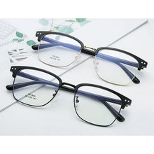 Load image into Gallery viewer, Unisex TR90 Myopia Glasses Anti Blue Light Computer Protective Nearsighted Eyeglasses Women Men Students Shortsighted Spectacles