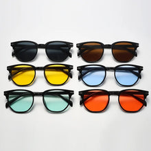 Load image into Gallery viewer, Unisex Travel Party Driving Sunshade Sunglasse New Personality Round Frame Instagram Eyewear Vintage Irregular Men Sunglasses