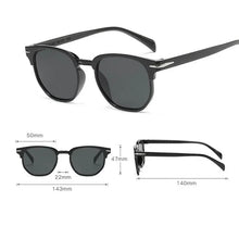 Load image into Gallery viewer, Unisex Travel Party Driving Sunshade Sunglasse New Personality Round Frame Instagram Eyewear Vintage Irregular Men Sunglasses