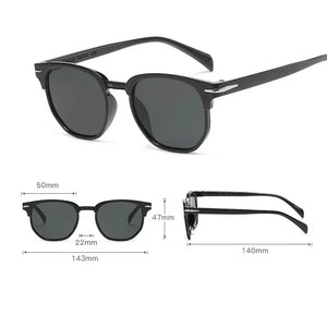 Unisex Travel Party Driving Sunshade Sunglasse New Personality Round Frame Instagram Eyewear Vintage Irregular Men Sunglasses