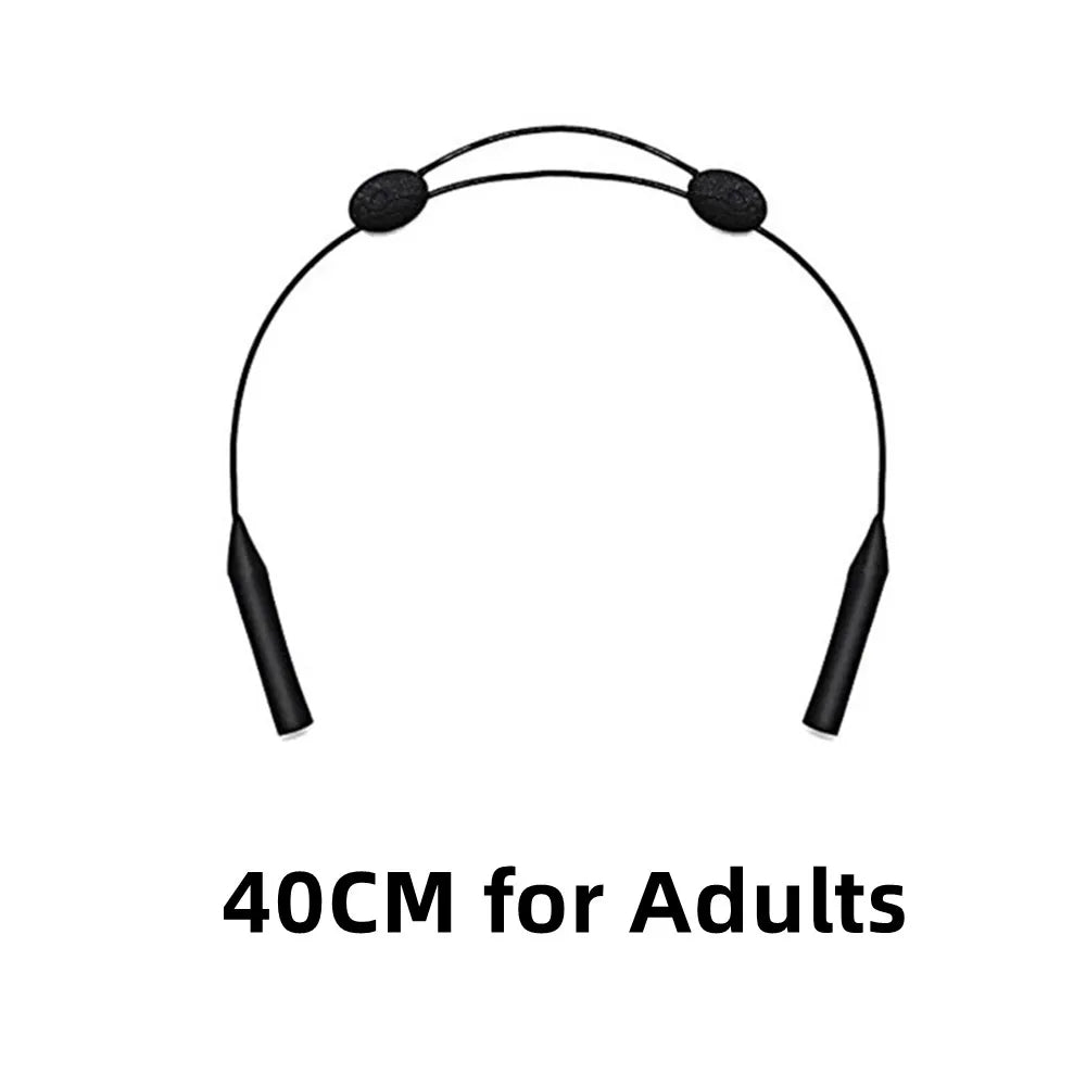 Universal Adjustable Eyewear Retainer Fit Sports Sunglasses Unisex Strap Safety Glasses Holder with Large Round-Head Accessories