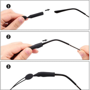Universal Adjustable Eyewear Retainer Fit Sports Sunglasses Unisex Strap Safety Glasses Holder with Large Round-Head Accessories