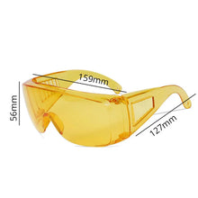 Carica l&#39;immagine nel visualizzatore di Gallery, VANLOOK Festival Sunglasses Rap Party Glasses Unusual Big Sunglass for Women Men Wrap Crystal Lady Cosplay One Piece Red