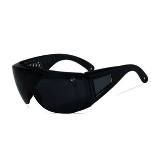 VANLOOK Festival Sunglasses Rap Party Glasses Unusual Big Sunglass for Women Men Wrap Crystal Lady Cosplay One Piece Red