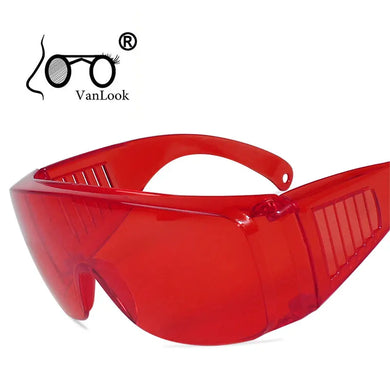 VANLOOK Festival Sunglasses Rap Party Glasses Unusual Big Sunglass for Women Men Wrap Crystal Lady Cosplay One Piece Red