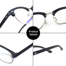 Carica l&#39;immagine nel visualizzatore di Gallery, VANLOOK Photochromic Myopia Glasses Men Women Blue Light Blocking Prescription Glasses Chameleon Lens -0.50-0.75-1.00-1.25-8.00-