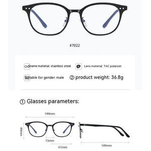 VCKA Aluminum Magnesium 2 IN1 Polarized Myopia Sunglasses Men Women Magnetic Night Vision Clip Prescription Glasses -0.50 to -10