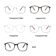 Load image into Gallery viewer, VEGA Eyewear Oval Transparent Glasses Frame Fashionable Leopard Spectacle Frame Eyeglass Frames For Women Mens VG251