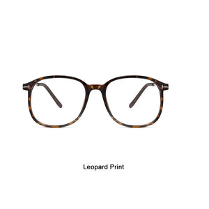 VEGA Eyewear Oval Transparent Glasses Frame Fashionable Leopard Spectacle Frame Eyeglass Frames For Women Mens VG251