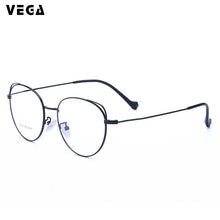Load image into Gallery viewer, VEGA Eyewear Popular Cat Eye Spectacle Frame For Women Men Retro Glasses Frame Gold Clear Frame Glasses VG254